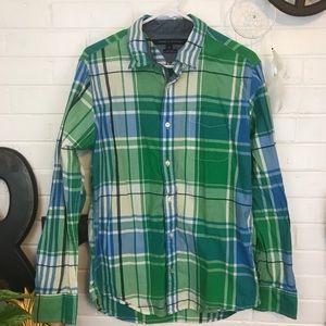 Tommy Hilfiger Plaid Button Down